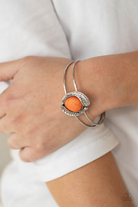 Living Off The BANDLANDS - Orange Cuff Bracelet