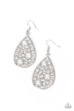 Load image into Gallery viewer, Bauble Burst - White Earrings