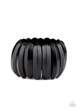 Load image into Gallery viewer, Colorfully Congo - Black Stretchy Bracelet