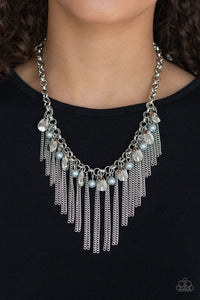 Industrial Intensity - Silver Necklace