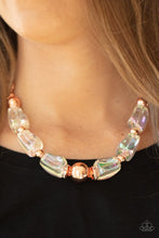 Load image into Gallery viewer, Iridescently Ice Queen - Copper Necklace